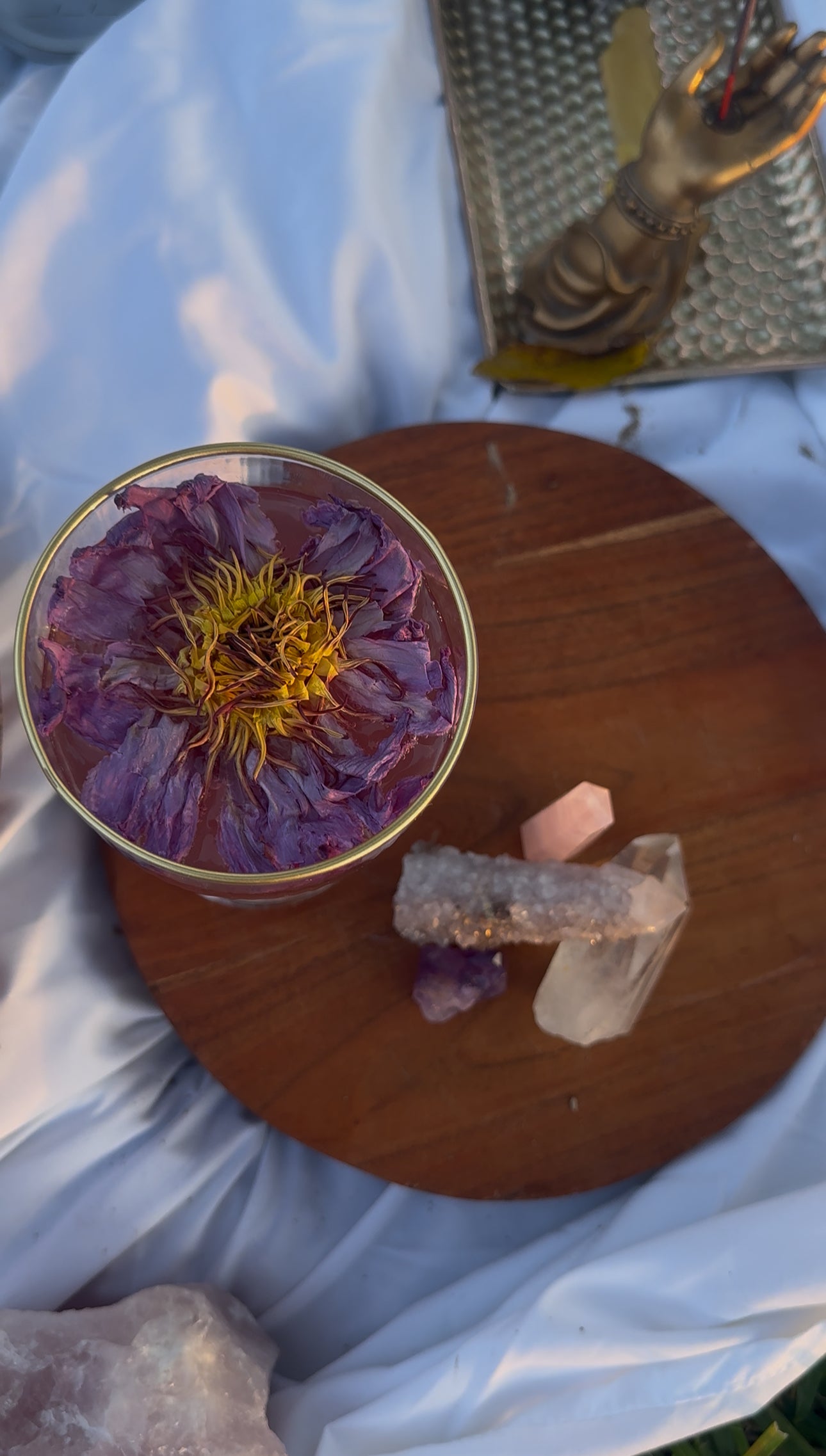 Whole Blue Lotus Flowers (Bulk)