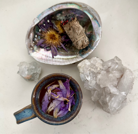 Blue Lotus + Cacao Ceremony